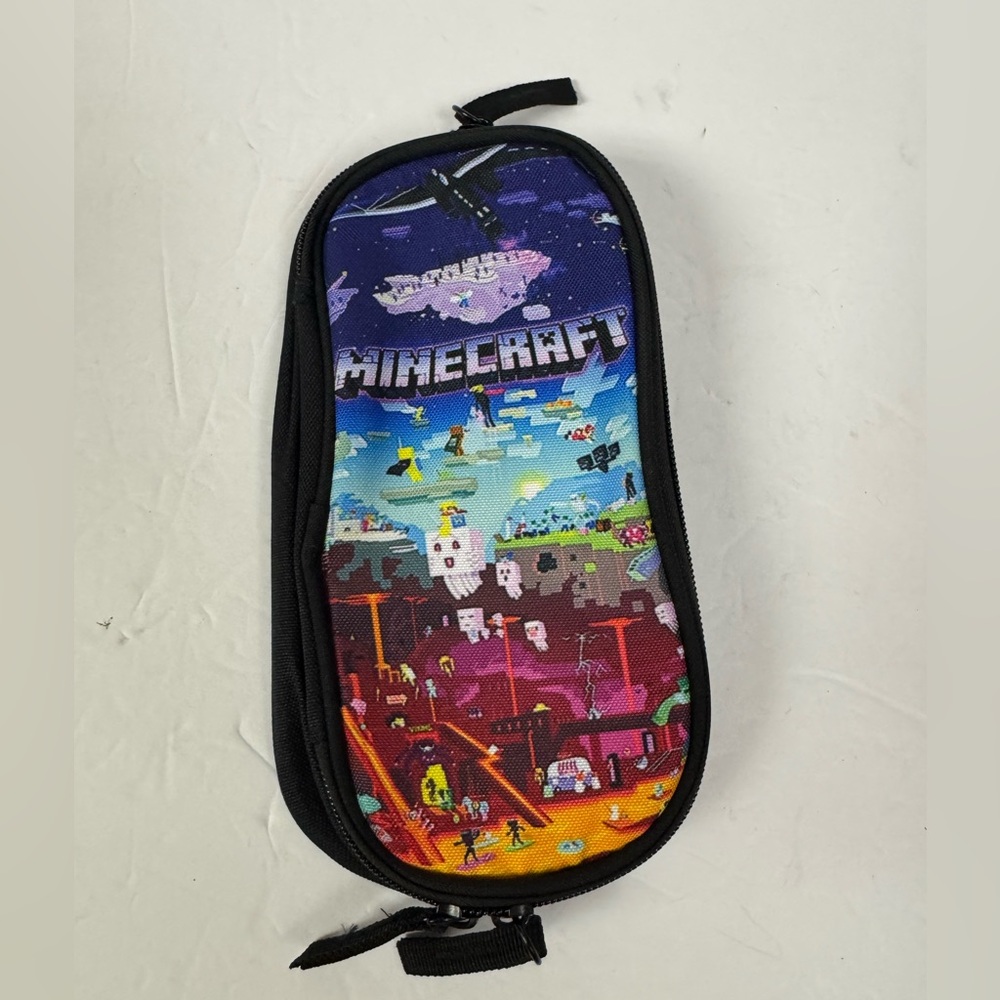 Kids Pencil Case - Black and Multicolor